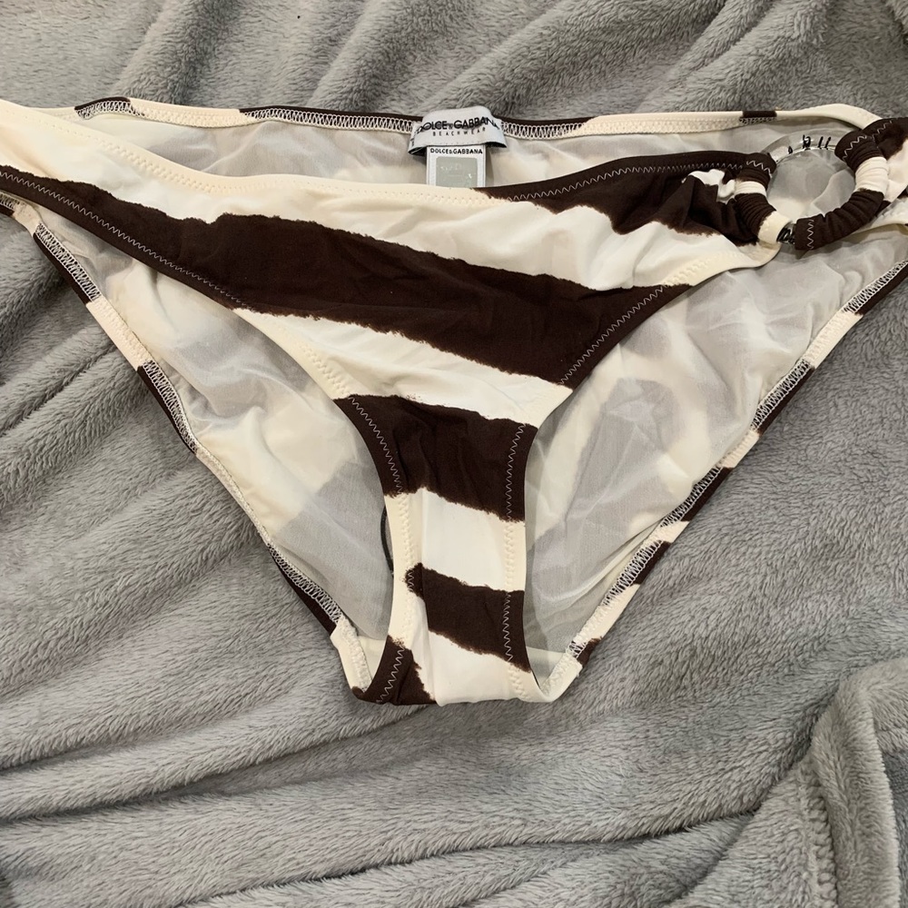 Dolce & Gabbana Bikini Bottom Lucite Ring Size M